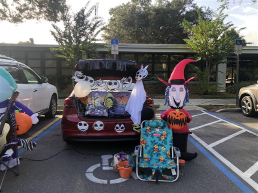 Car decorated for Trunk or Treat